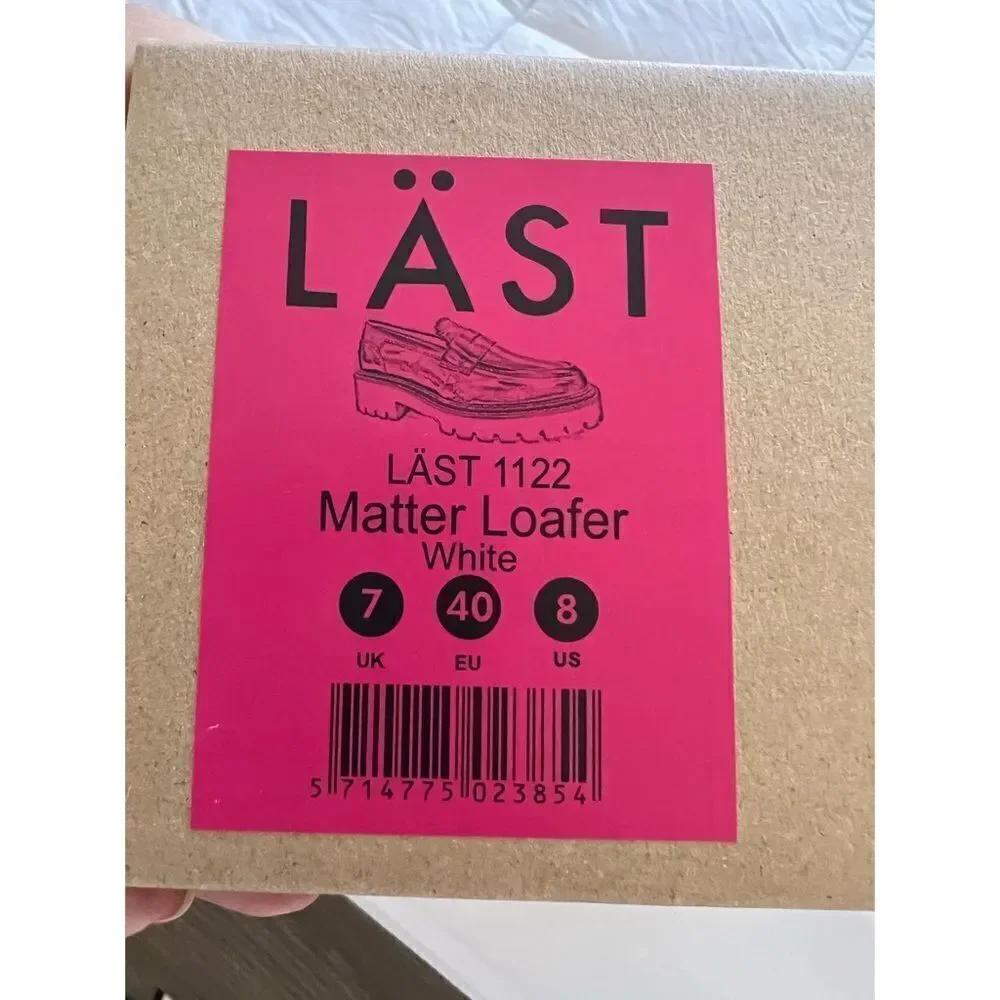 LAST Matter white Leather Loafers EU40
